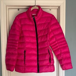 Women's Pink Puffer Jacket